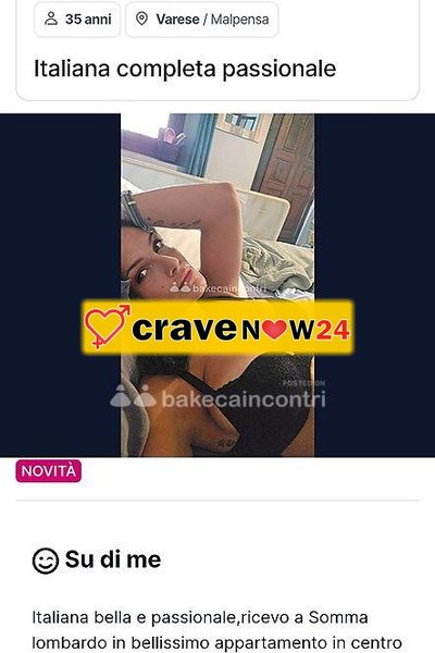 Italiana seria riservata pulita e passionale