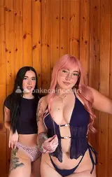 Siamo Vicky e Gaby, facciamo sesso anale (LATO B) entrambe, fissa subito il tuo appuntamento su Whatsapp